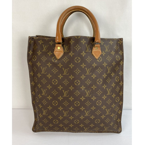 LOUIS VUITTON Vintage SPECIAL EDITION Brown Monogram Oversized Handbag Tote Bag - Picture 1 of 14